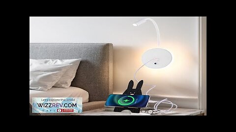 Wall Mounted Reading Lamp with USB Port Bedside Spot light American Style Review