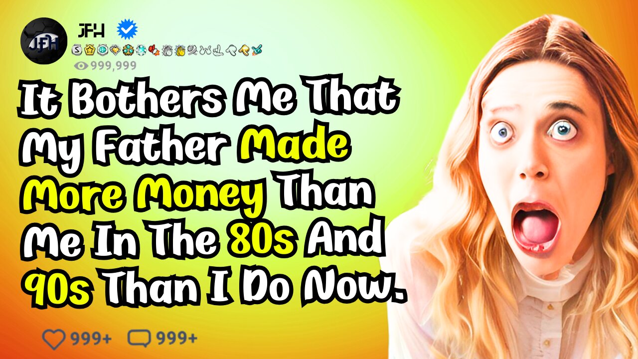 It bothers me that my father made more money than me in the 80s & 90s than I do now. #finance