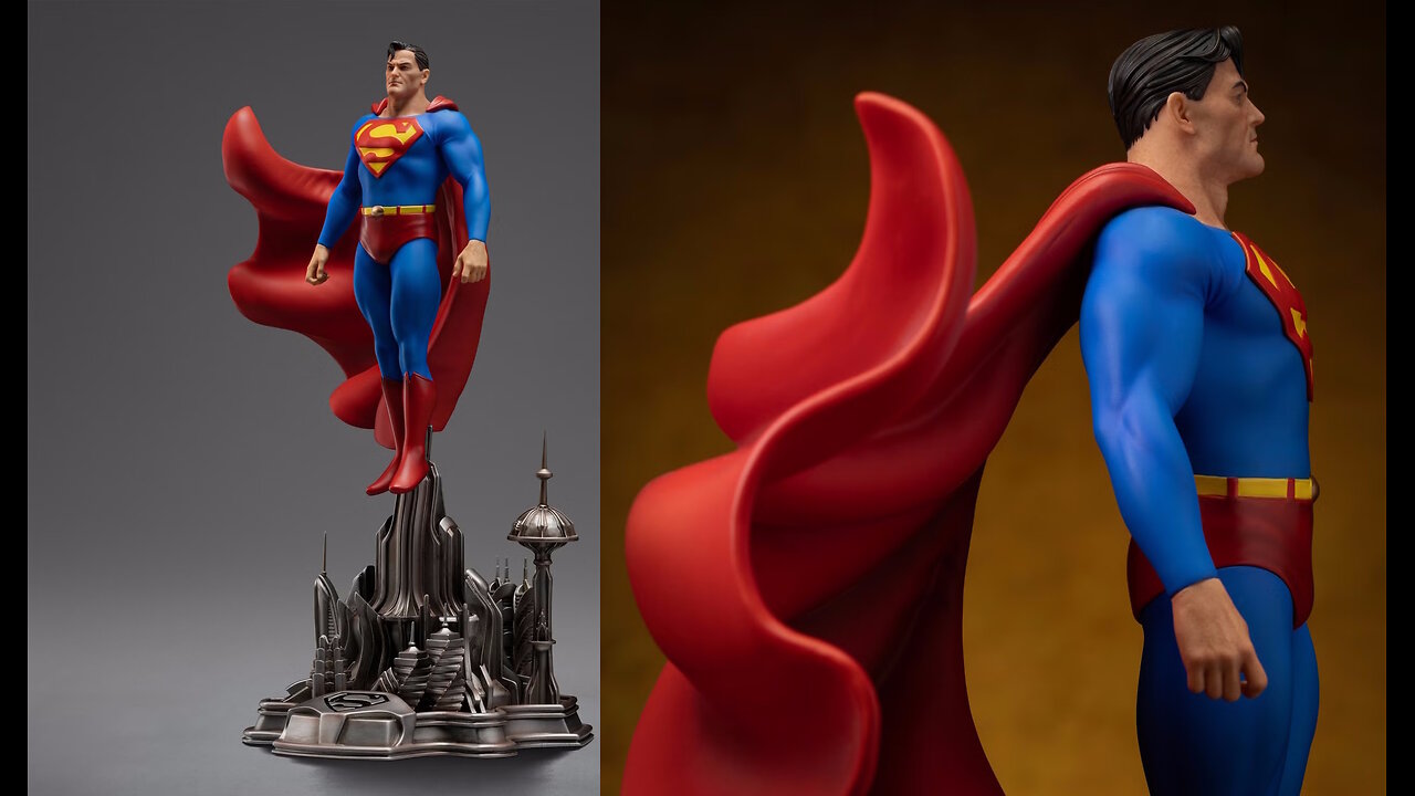 DC Comic Superman by Alex Ross [1/10th Scale Statue] By Iron Studios