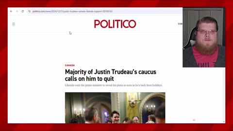 Canadian Caucus Calls for Justin Trudeau to Resign