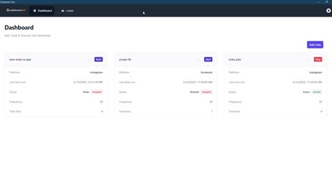 LeadExtractorPro AI Demo: Extract millions of verified email & phone number leads from social media