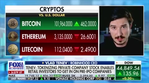 Robinhood CEO wants to use crypto to allow normal people to invest in companies