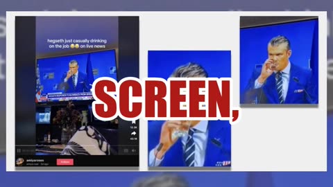 Fact Check: Video Does NOT Show Pete Hegseth Drinking Bourbon Whiskey During NATO Press Conference