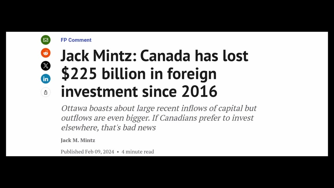 The Horrific Economy of Canada Explained