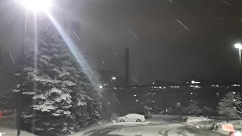 ❄️2024⛄ @ Work Snow Removal Skid Steer Operating All Ottawa University Properties In Canada 🍁❄️⛄🎿
