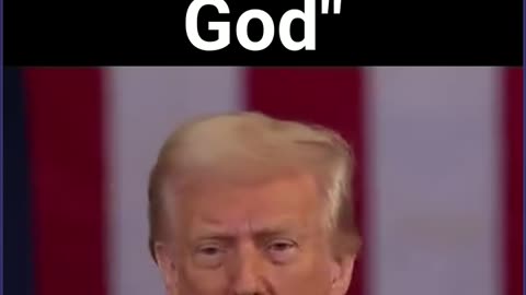 Trump: " I was saved by God"