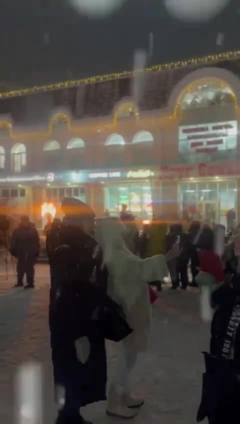 First night of Chanukah in the Russian Jewish Autonomous Republic, Birobidžan