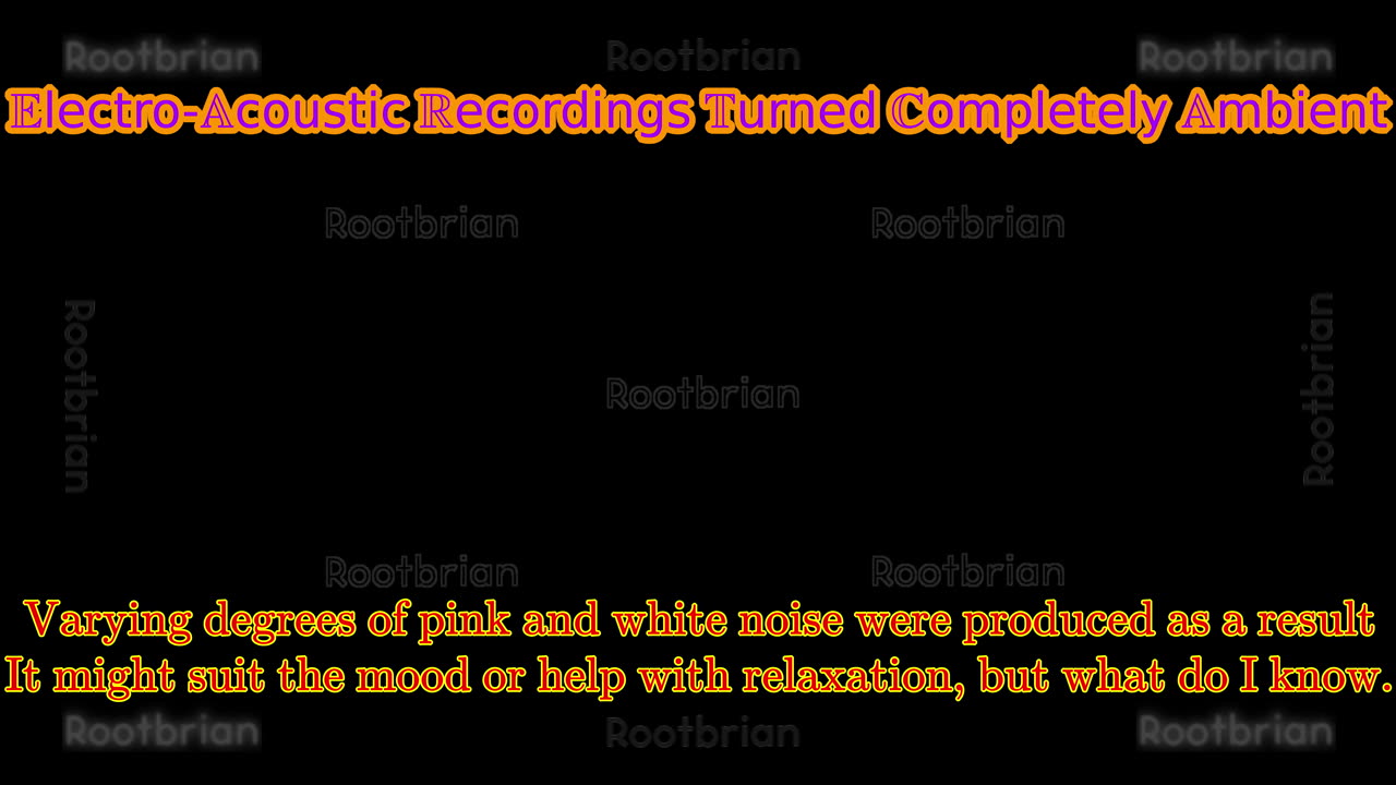 Transformed electro-acoustic Recordings Turned Completely Ambient (Soundtrack)