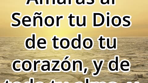 "El Gran Mandamiento: Amar a Dios y al Prójimo" Mateo 22:37,38,39#shorts #youtube #jesusmeaning #yt