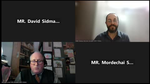 R&B Monthly Seminar: R&B Erev Rav & Amalek Research Fellowship (Ep. #79 -- March 3rd, 2025). Chair: C. Weissman (ISRAEL). Program Chair: L. Gordon (JAPAN). SPEAKER: D. Sidman (ISRAEL). Topic: "David Sidman Confront Rabbi Asher Weiss"