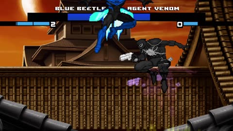 Blue Beetle vs Agent Venom | Mugen