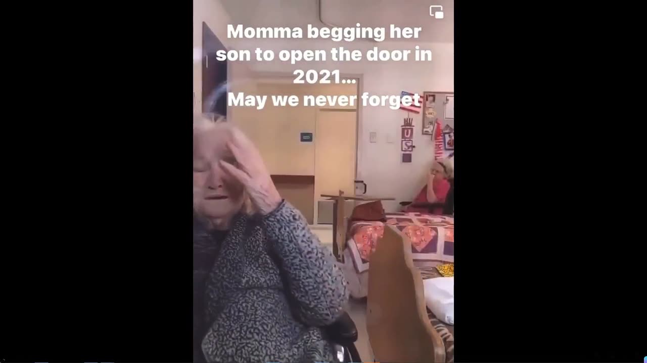 Momma begging her son to open the door in 2021-may we never forget! 20-12-24