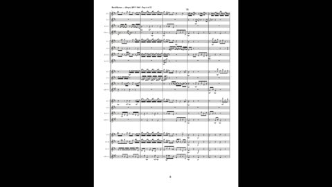 J.S. Bach – Concerto in A Minor, BWV 1065 (Clarinet Choir)