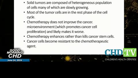 5- of all cancers that are actually curable with chemotherapy