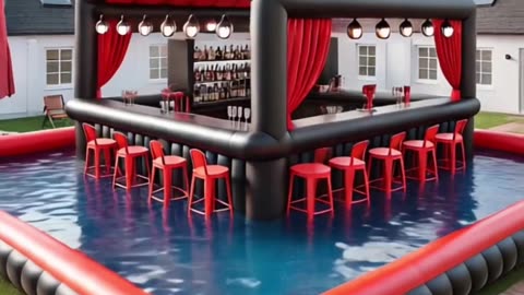 Inflatable pool bars !