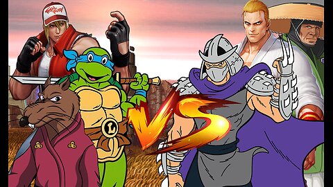 [REQUESTED] #070: Shredder / Zantetsu / Terry / Leonardo /Geese [Feat. Splinter] #videogames #vs