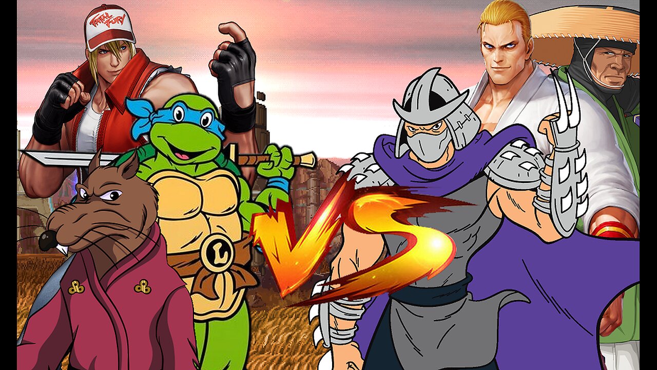 [REQUESTED] #070: Shredder / Zantetsu / Terry / Leonardo /Geese [Feat. Splinter] #videogames #vs