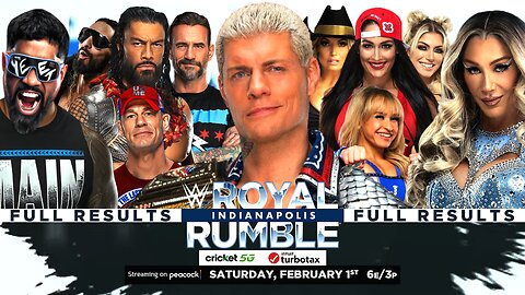 Full WWE Royal Rumble 2025 Results | Bevelock