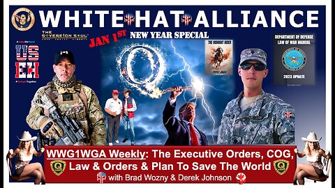 WWG1WGA! 2025 MAGA Trump Inauguration, Deep State FOG Wars, J6 & More with Derek Johnson, Brad Wozny