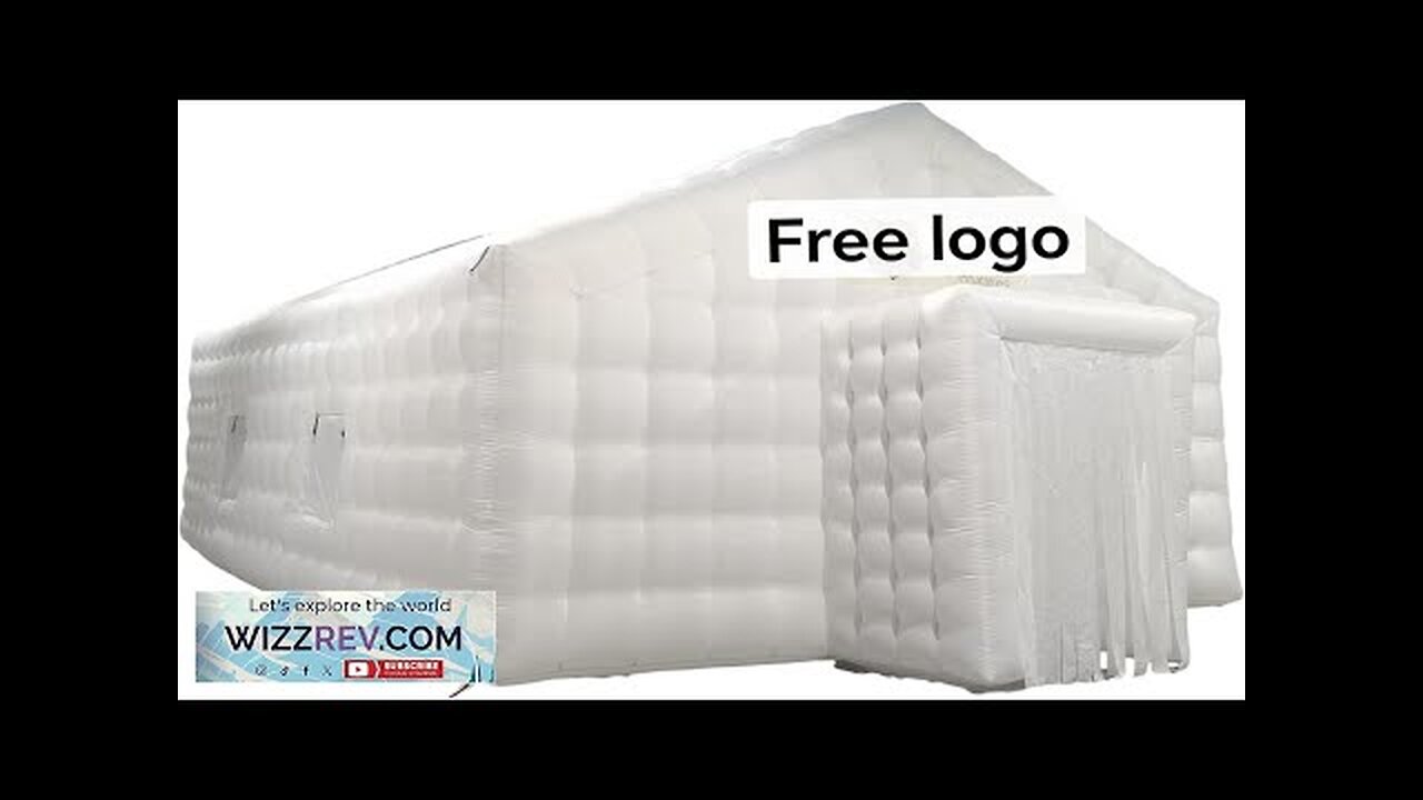 Inflatable Nightclub Cube Tent Disco Light Nightclub Tent with LED Colour Lighting Review