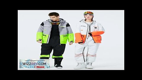 Snow Jacket Ski Suit Men for Lovers Warm and Thick Windproof Waterproof Review