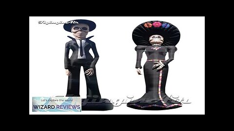 Outdoor Large Inflatable Skull Man Los Muertos Ghost Skeleton Couple Black Airblown Review