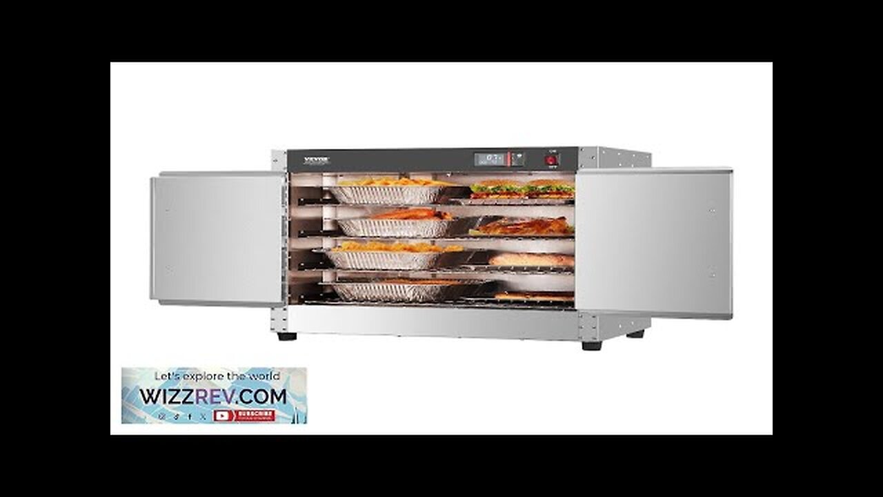 Hot Box Food Warmer 4-Tier Concession Warming Cabinet with Water Tray Review