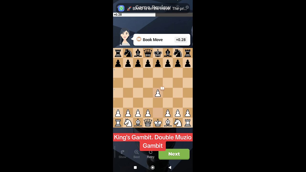 King's Gambit. Double Muzio Gambit