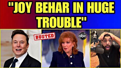 Joy Behar 'The View' Host FORCED OFF AIR By ABC Producers After Lying About Elon Musk.. SUED!!!!