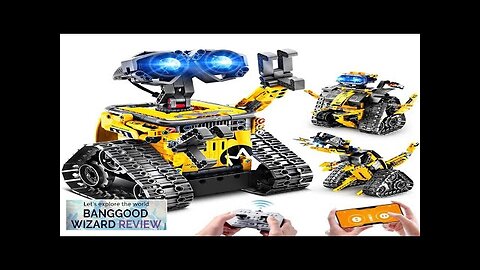 3 in 1 2.4GHz 4CH Technical RC Car Robot Racing Car Building Review