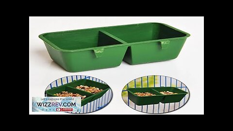 In 1 Parrot Food Water Bowl Dual Feeding Cup Plastic Bird Pigeons Review