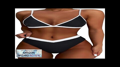 SUUKSESS Women Triangle High Cut Bikini Sets Sexy High Waisted 2 Piece Review