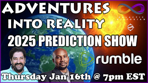 Adventures Into Reality 2025 Prediction Show with Andrew Bartzis and David Ellis!