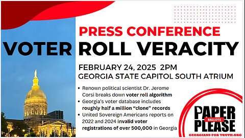 Georgians For Truth Press Conference - February 24, 2025