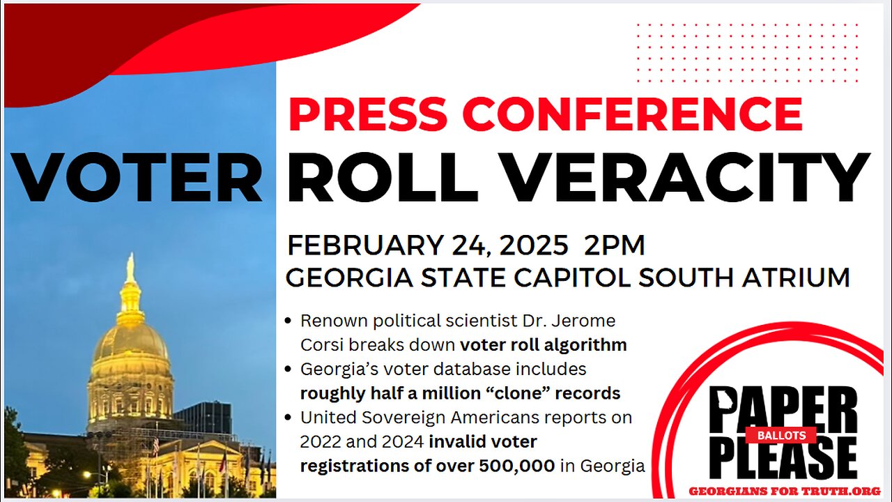 Georgians For Truth Press Conference - February 24, 2025