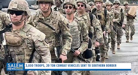 3,000 Troops, 20 Ton Combat Vehicles Sent To Southern Border By Defense Secretary Pete Hegseth