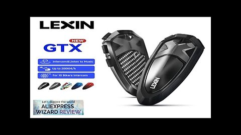 Lexin GTX Intercom Bluetooth For Motorcycle Helmet Headset Support Intercom& Listen Review