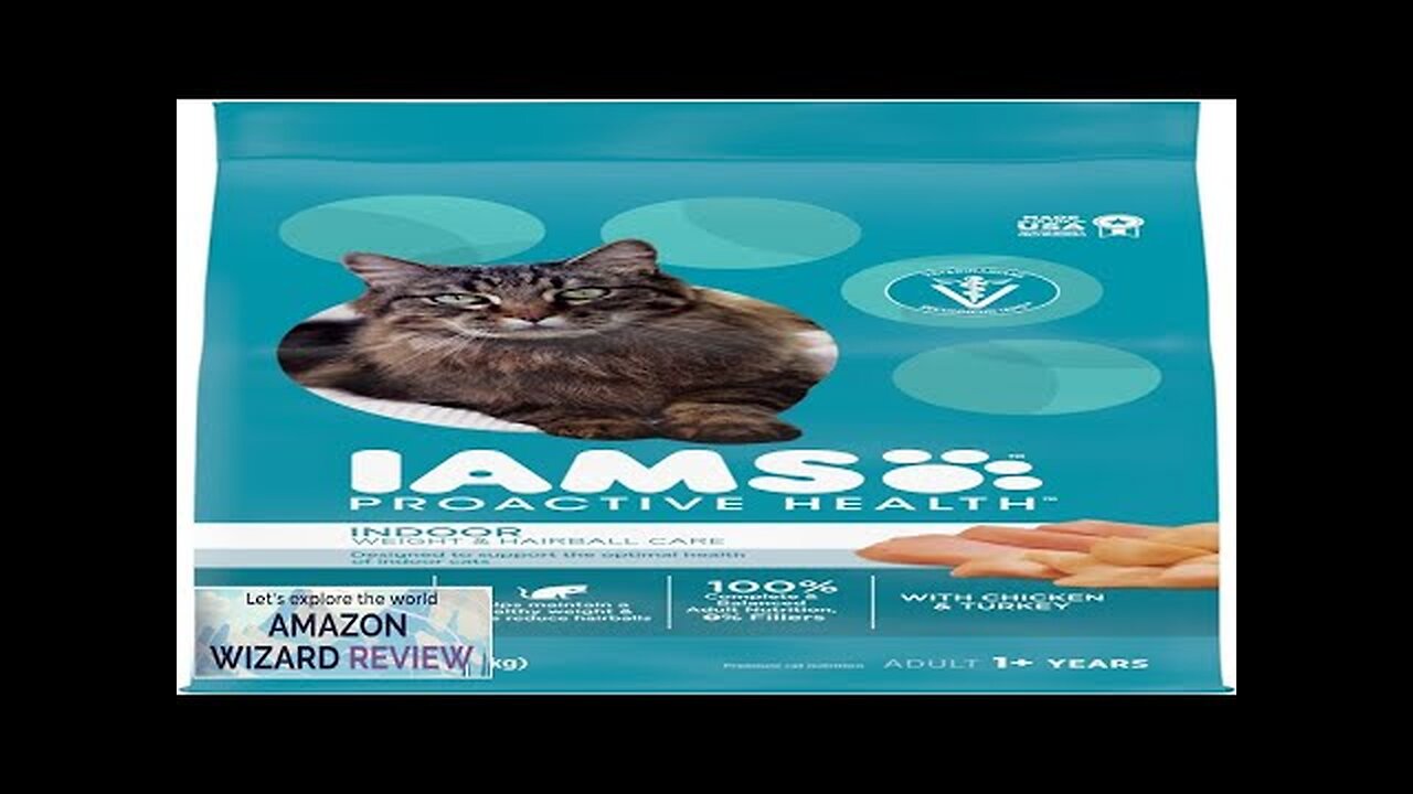 IAMS Proactive Health Indoor Weight & Hairball Care Adult Dry Cat Food Review