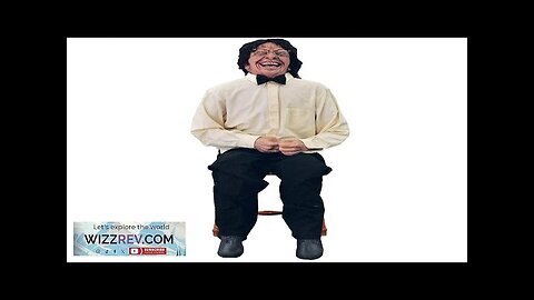 Laughing Man Animated Halloween Life Size Figure Review