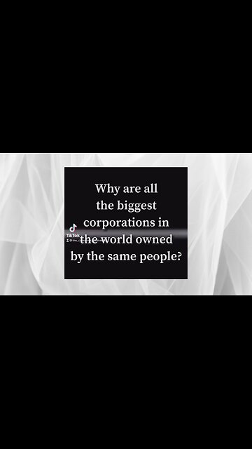 Why Do Only A Few Own It All?