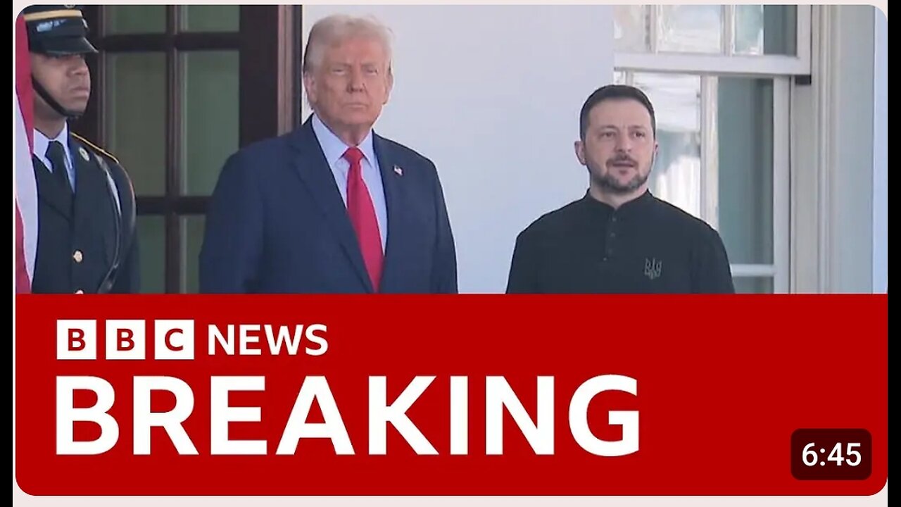 Zelensky arrived at White House for talks with Trump's| BBC NEWS