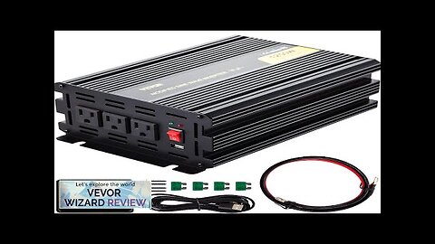 VEVOR Power Inverter 1250W Modified Sine Wave Inverter DC 12V to AC Review