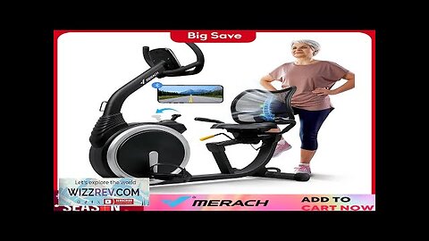 MERACH Recumbent Exercise Bike High-end for Home Light Commercial Bikes for Seniors Review