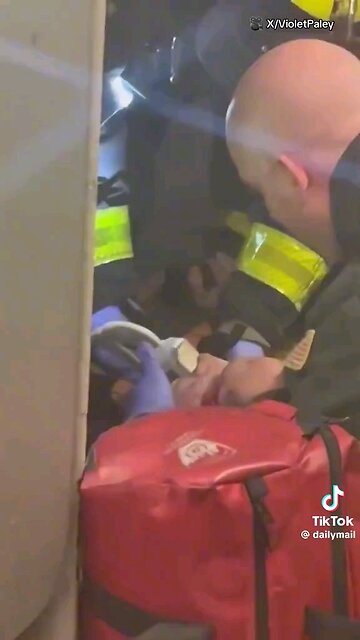 Incredible Heroic Rescue from Train Tracks