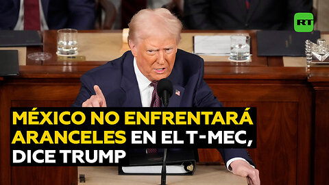 Trump anuncia que México no pagará aranceles en productos del T-MEC