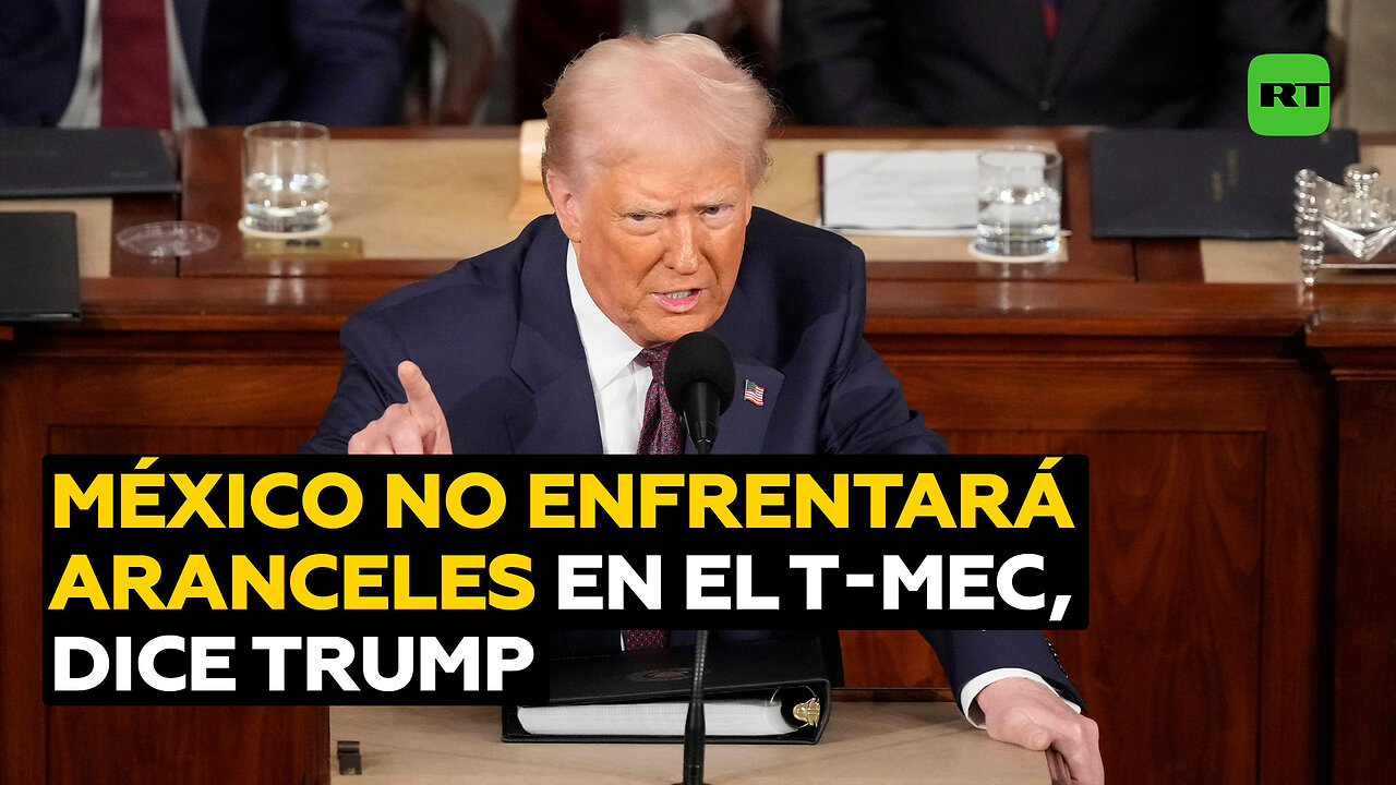 Trump anuncia que México no pagará aranceles en productos del T-MEC