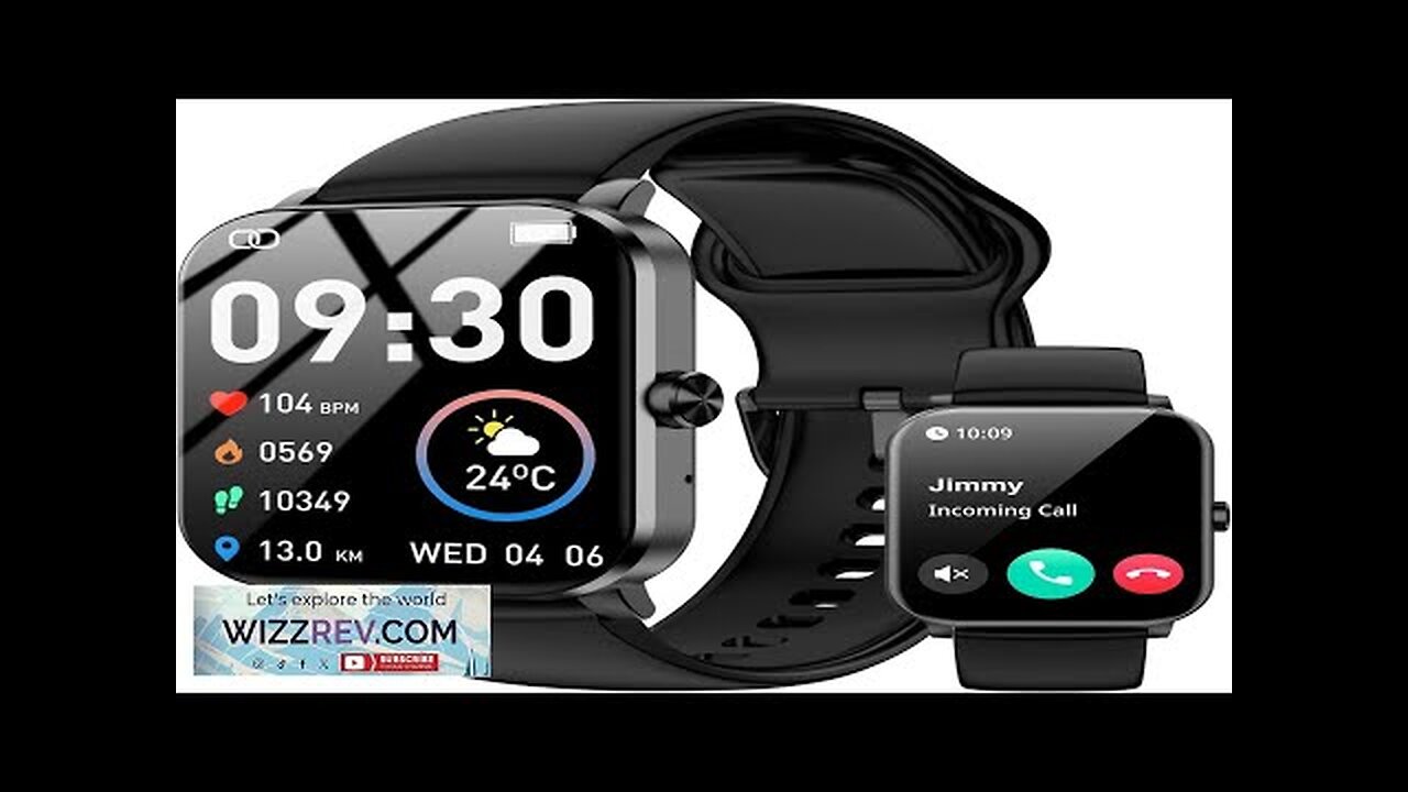 Smart Watch 1.85" HD Smartwatch for Men Women(Answer/Make Calls) Fitness Watch Review