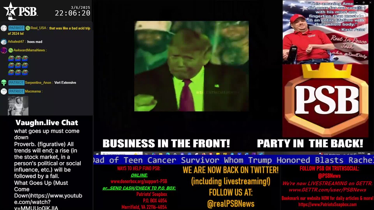 2025-03-06 22:01 EST - The MAGA Mullet Show: with MagaSwaga