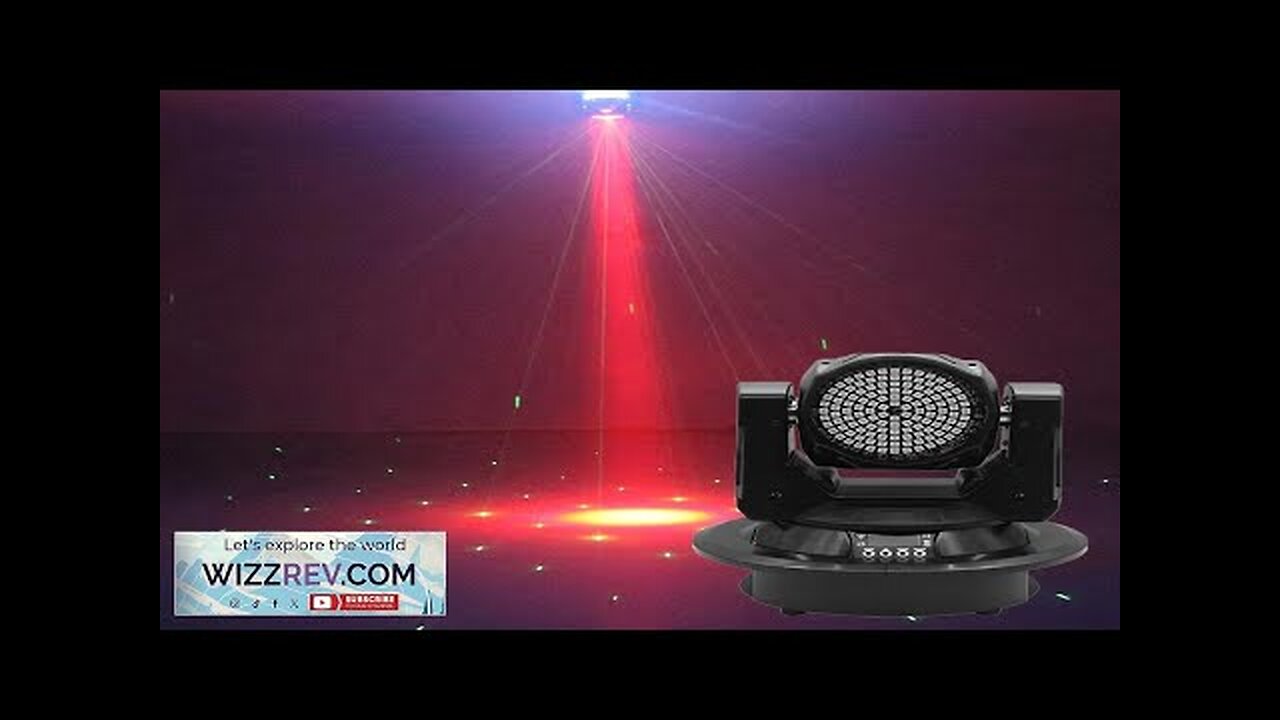 Double Side Mini LED Moving Head Wash and Beam and Laser Light Review