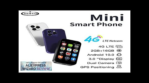 SERVO KING8000 4G LTE Mini Smartphone 3.0" Display Android10.0 2000mAh 5MP Dual Review